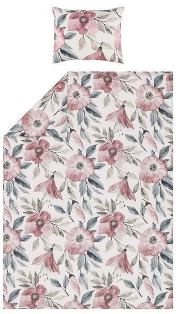 VOODIPESUKOMPLEKT 4LIVING GRETA 150X210CM, 50X60CM ROOSA