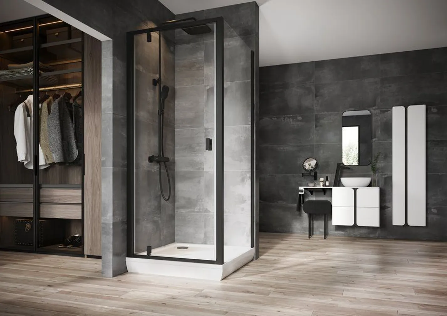 DUŠIALUSE ESIPANEEL RAVAK PERSEUS PRO-90