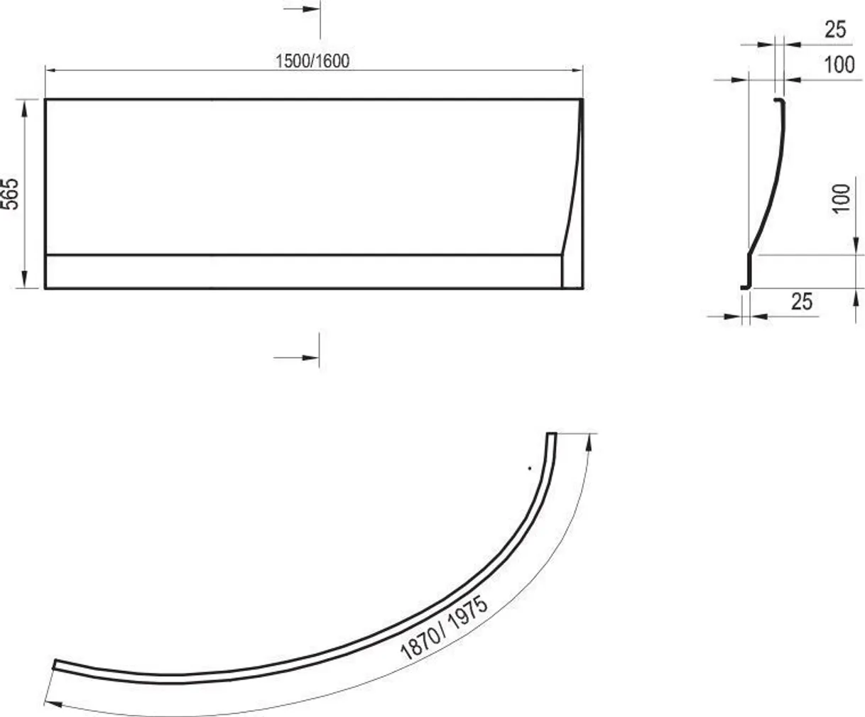 VANNI ESIPANEEL RAVAK AVOCADO 160, PAREM