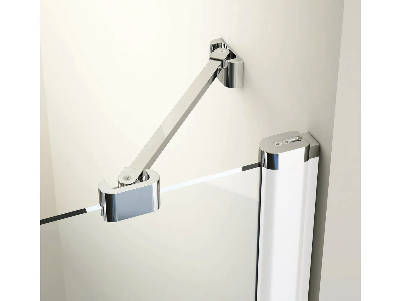 DUŠINURK RAVAK CRV2-100, 100X195CM VALGE, LÄBIPAISTEV KLAAS