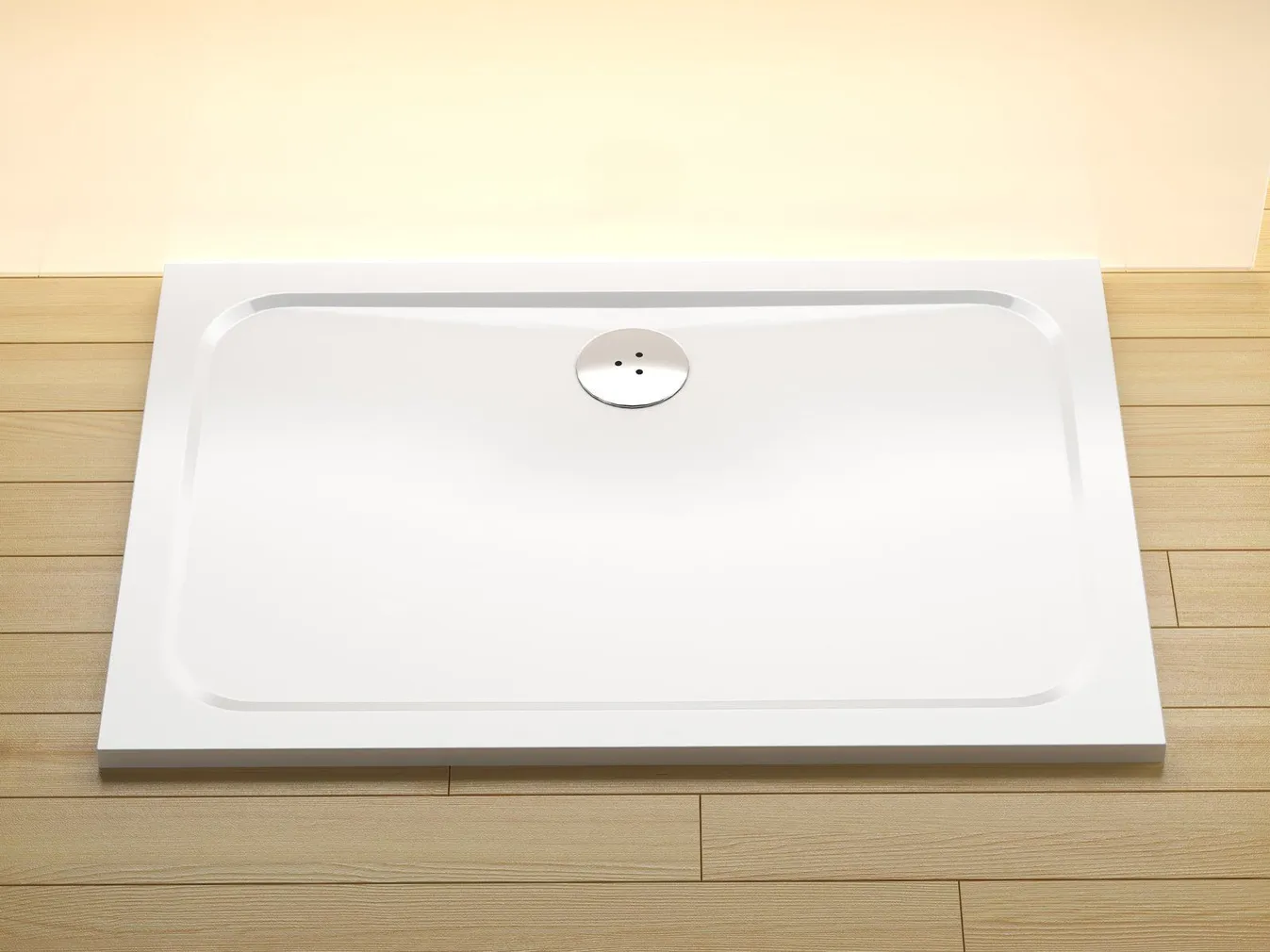 DUŠIALUS RAVAK GIGANT PRO 100X80 CHROME VALGE