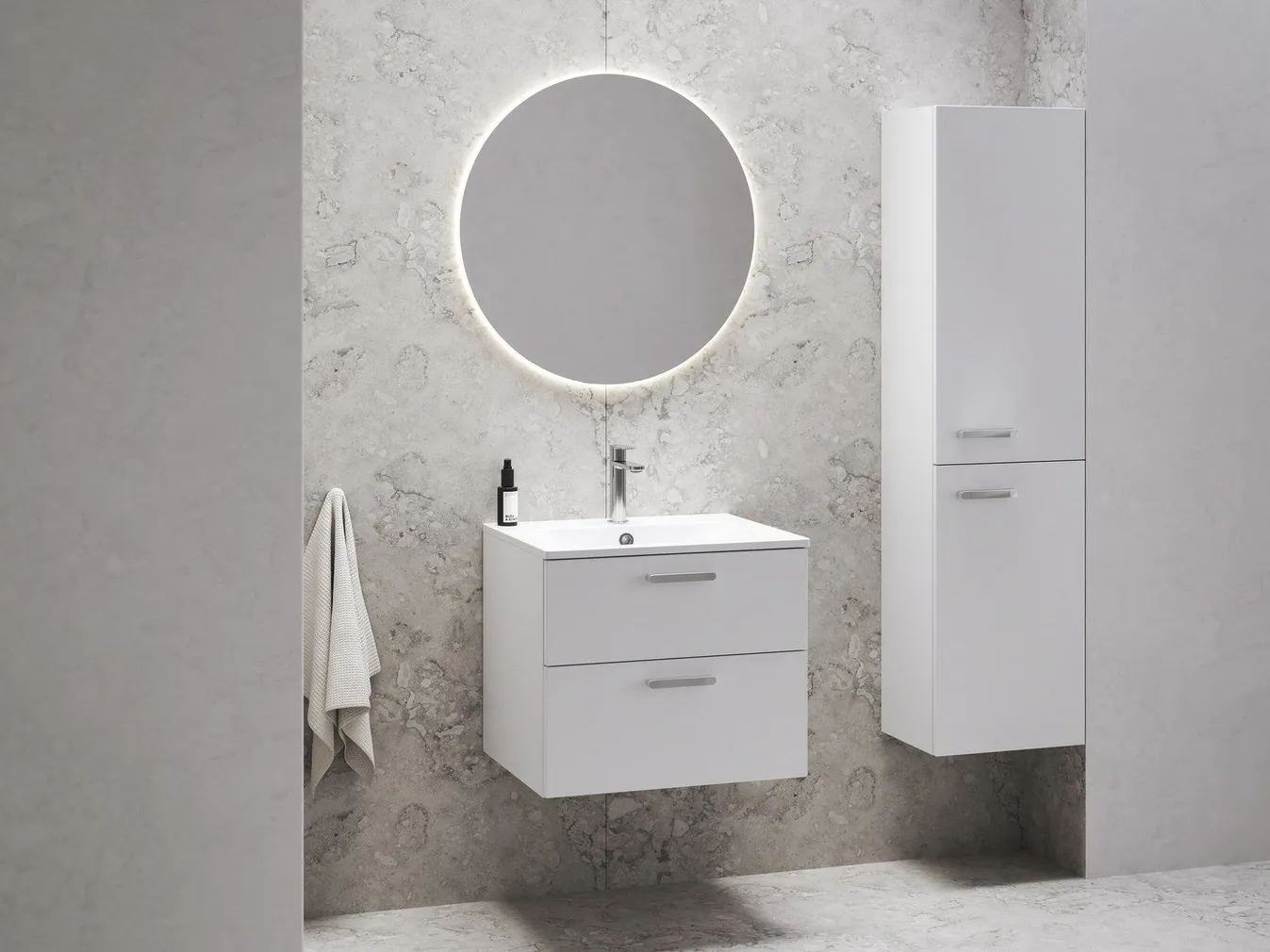 VANNITOAKAPP RAVAK SB CHROME 390, 39X29X150CM PAREM