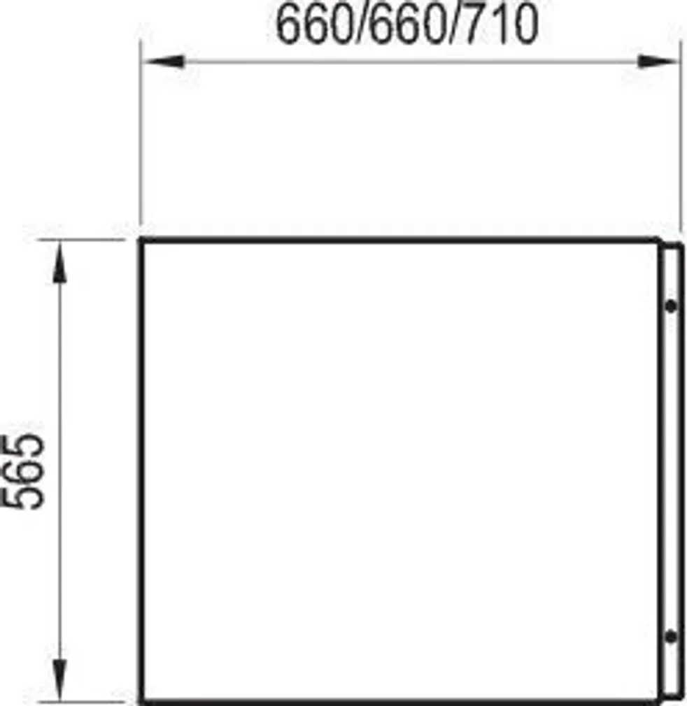 VANNI KÜLJEPANEEL RAVAK CHROME 75