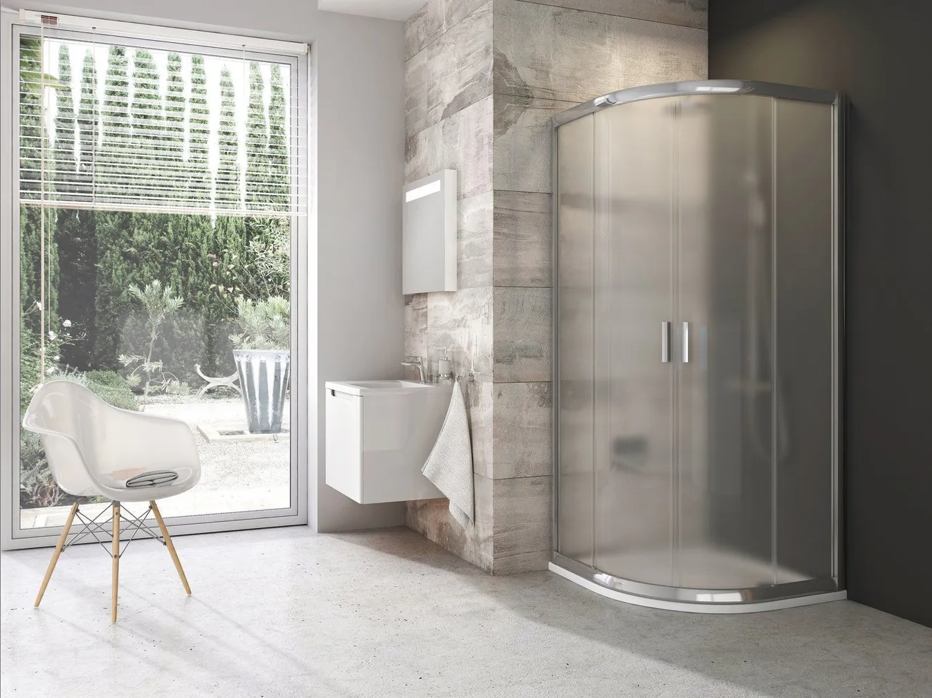 DUŠINURK RAVAK BLIX BLCP4-80, 80X190CM, ALUMIINIUM