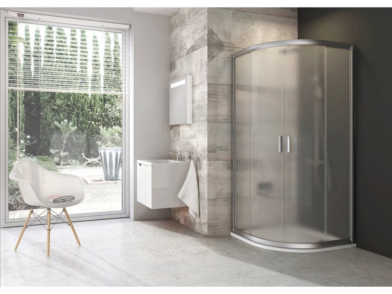 DUŠINURK RAVAK BLIX BLCP4-90, 90X190CM, SATIIN