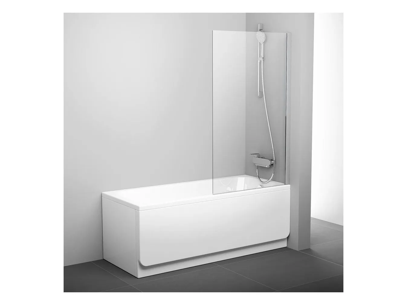 VANNISEIN RAVAK PVS1 80X140CM, LÄBIPAISTEV