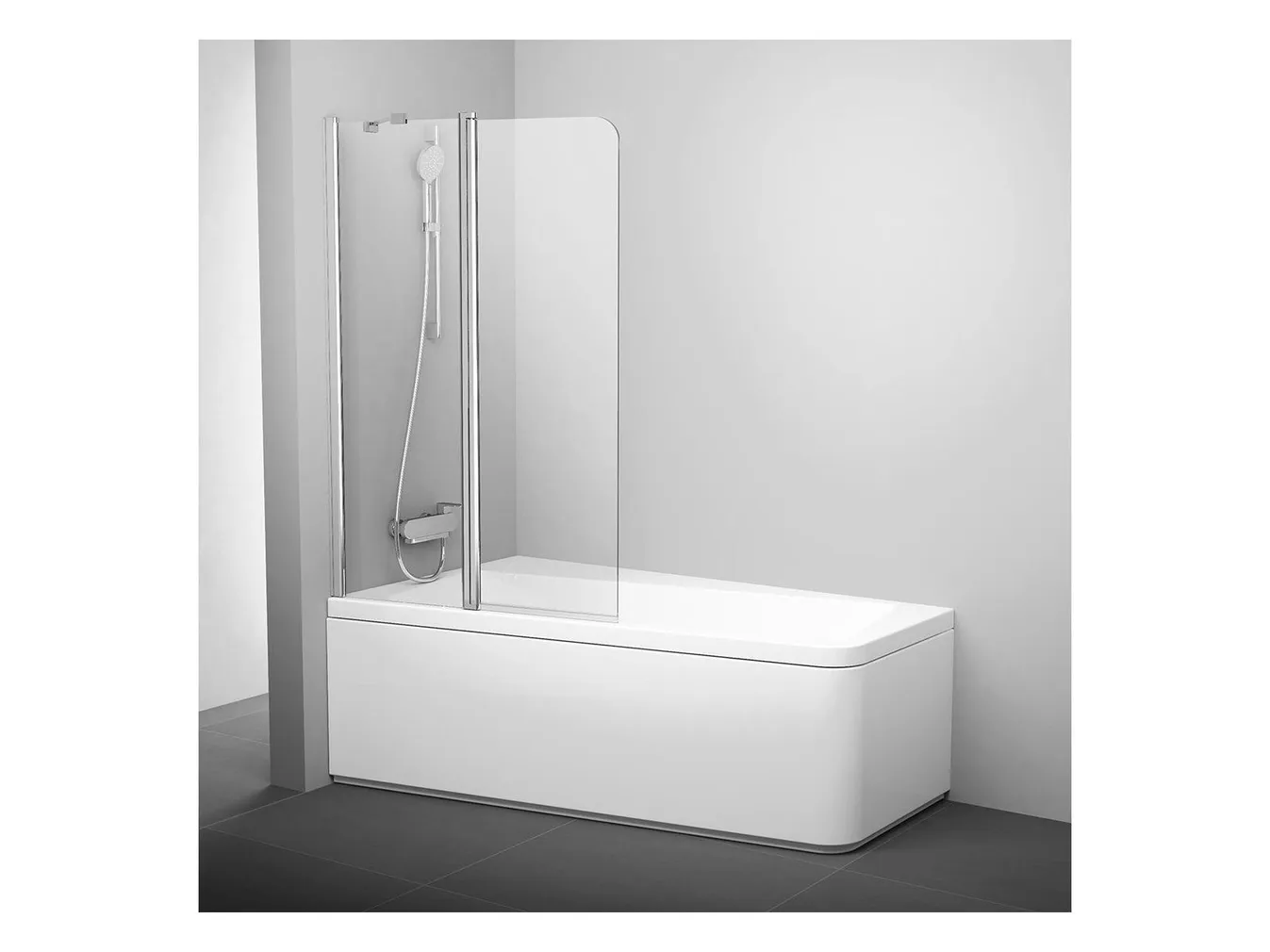 VANNISEIN RAVAK 10CVS2-100, 100X150CM VASAK, ALUMIINIUM