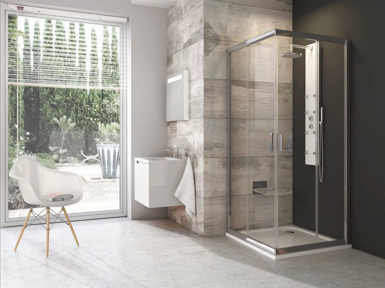 DUŠINURK RAVAK BLIX BLRV2-90, 90X190CM ALUMIINIUM