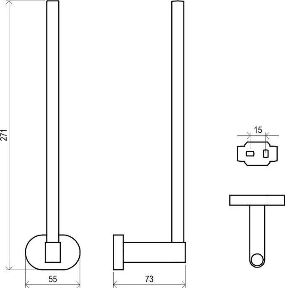 WC-PABERIHOIDJA RAVAK CHROME CR 420.00, KROOM