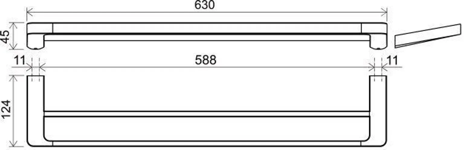 KÄTERÄTIHOIDJA RAVAK 10° TD 320.00 KROOM 2-NE