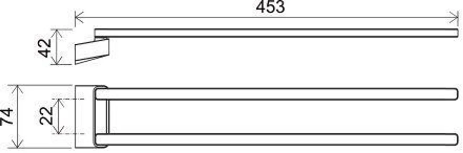 KÄTERÄTIHOIDJA RAVAK PÖÖRATAV 10° TD 340.00 KROOM
