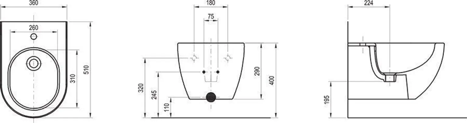BIDEE RAVAK UNI CHROME