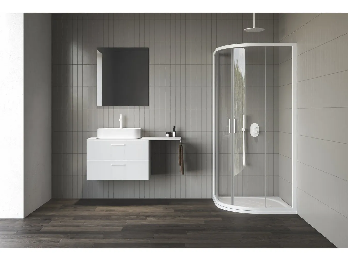 VALAMUALUNE LAUAPLAAT RAVAK BALANCE 1200 VALGE