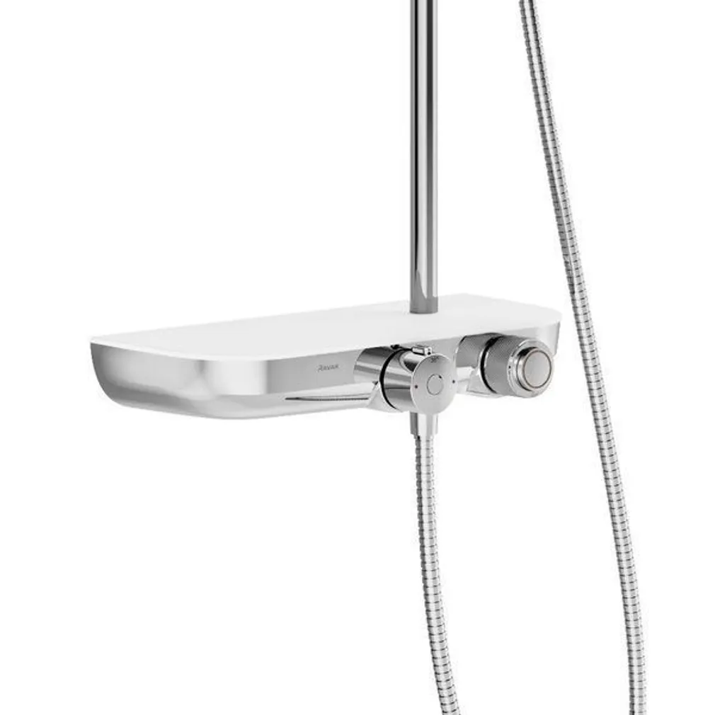 DUŠISEGISTI RAVAK TERMO ÜLA- JA KÄSIDUŠIGA KROOM/VALGE