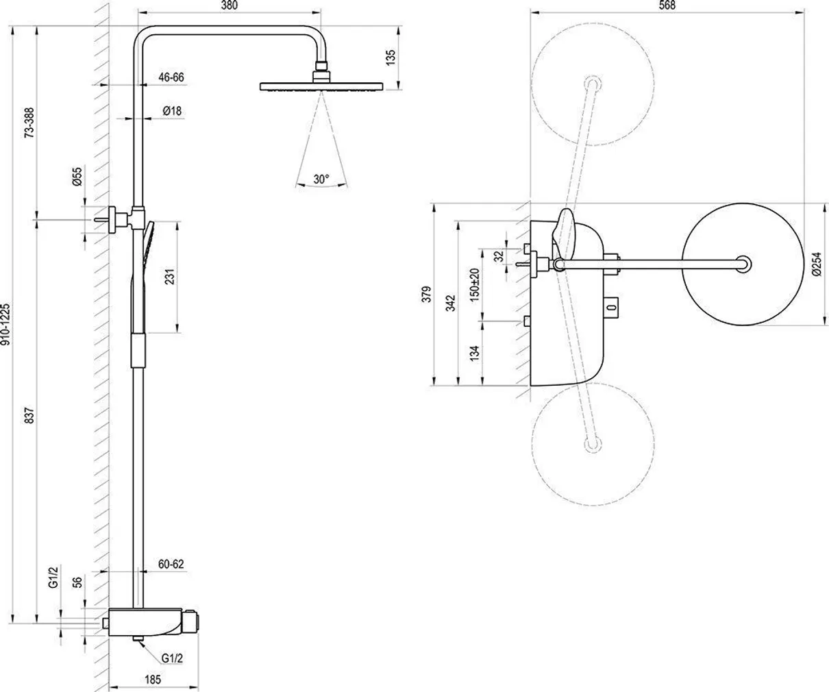 DUŠISEGISTI RAVAK TERMO ÜLA- JA KÄSIDUŠIGA KROOM/MUST