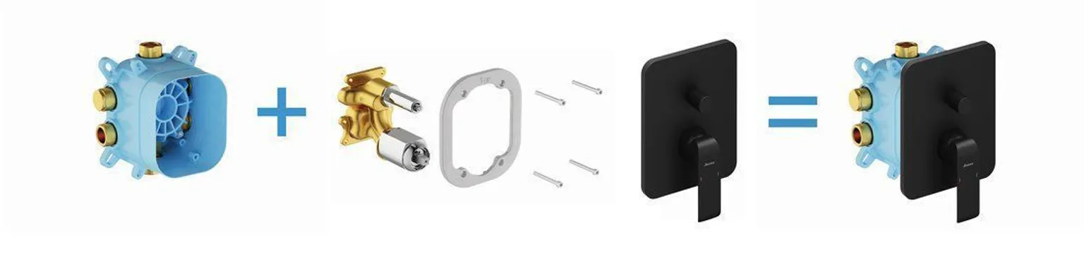 DUŠISEGISTI RAVAK FLAT FL 065.20 MUST, PEIDETUD