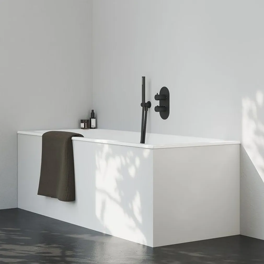 DUŠISEGISTI RAVAK TERMOSTAATILINE ESPIRIT ES 063.20, MUST MATT