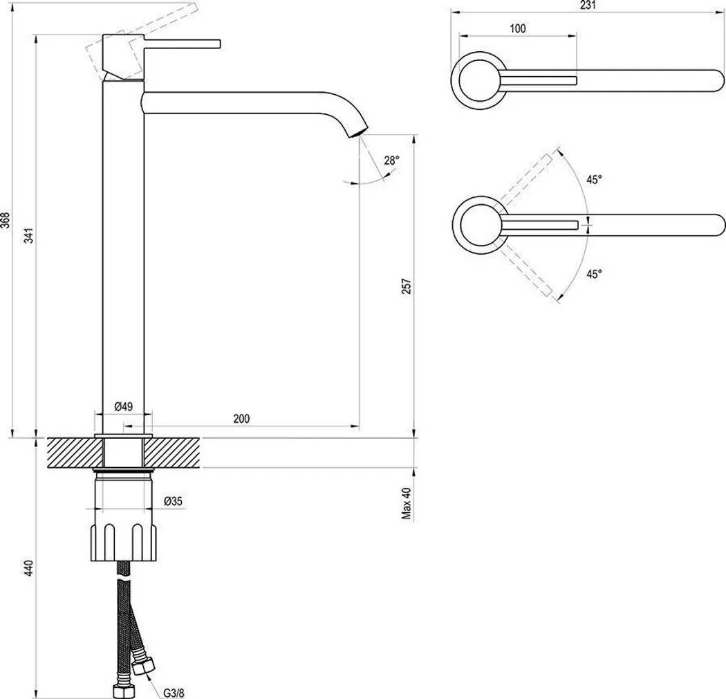 SEGISTI RAVAK ESPIRIT ES 015.10 VALGE