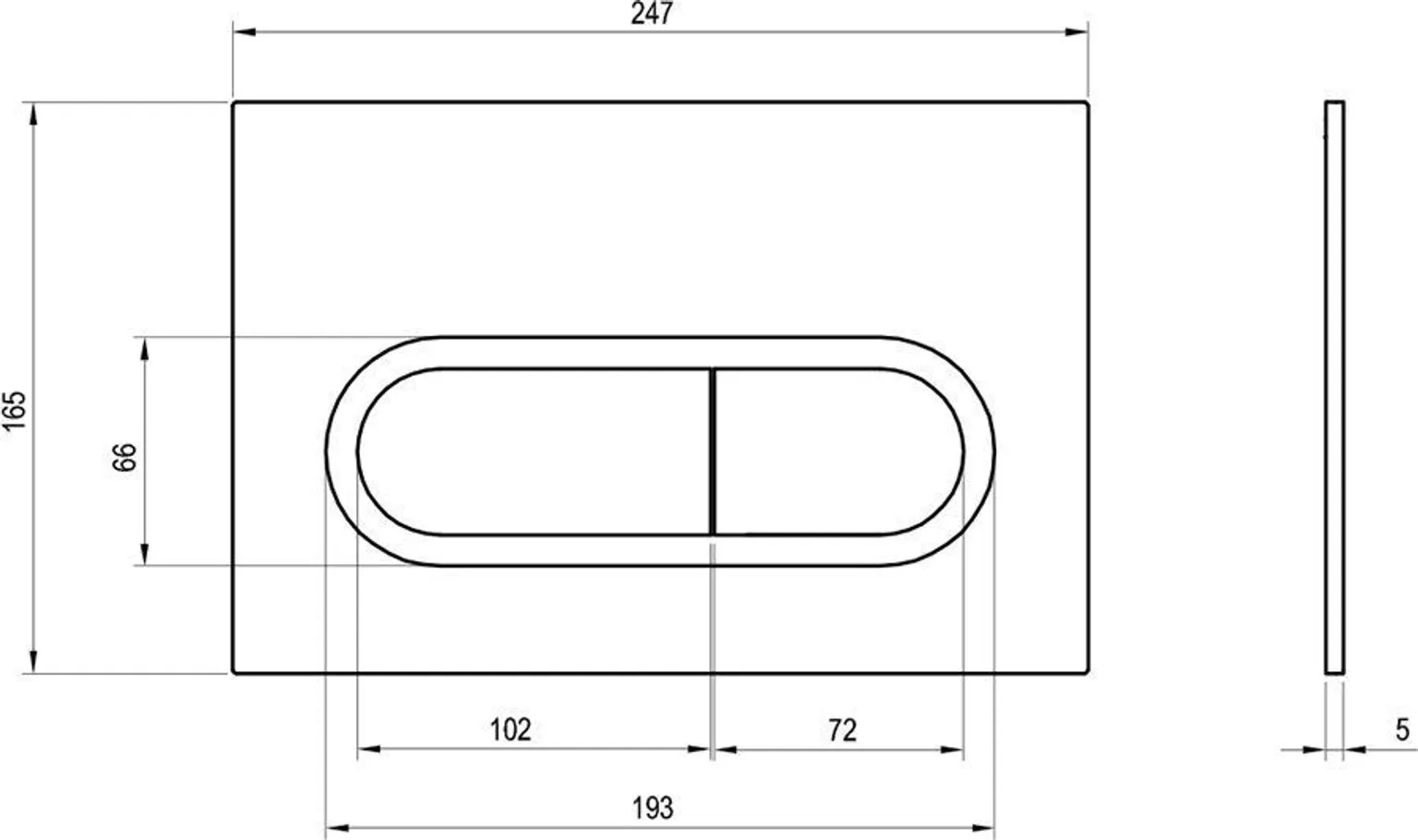 WC-LOPUTUSNUPP RAVAK CHROME MUST
