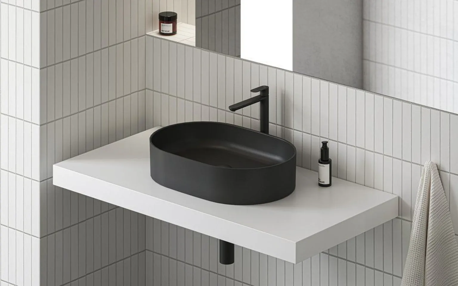 VALAMU RAVAK CERAMIC 550 O SLIM MUST MATT