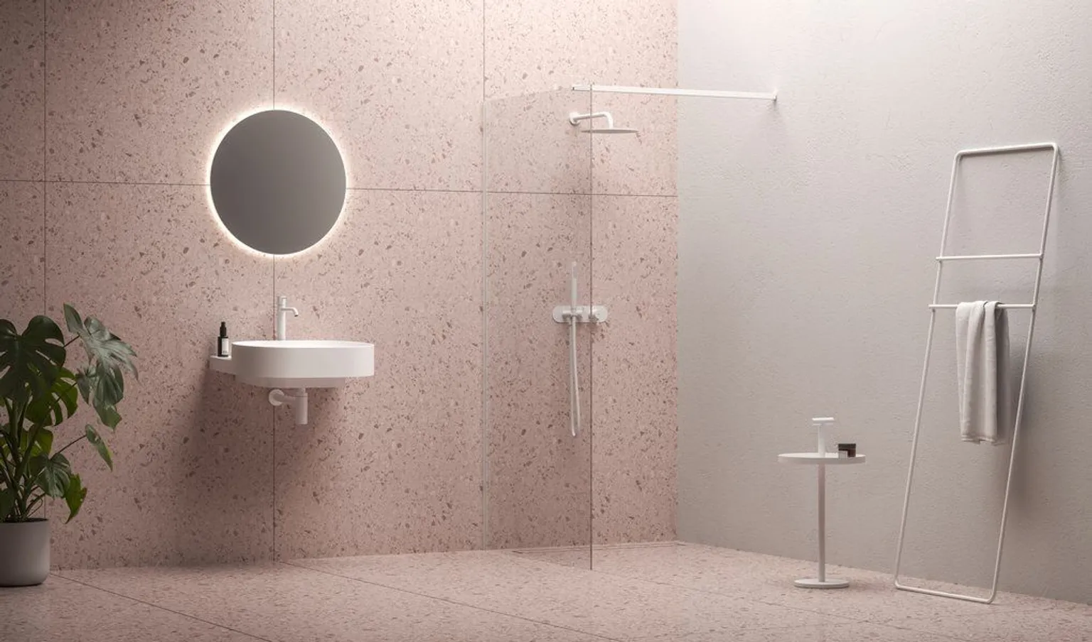 DUŠISEIN RAVAK WALK-IN WALL 80, 80X200CM VALGE MATT