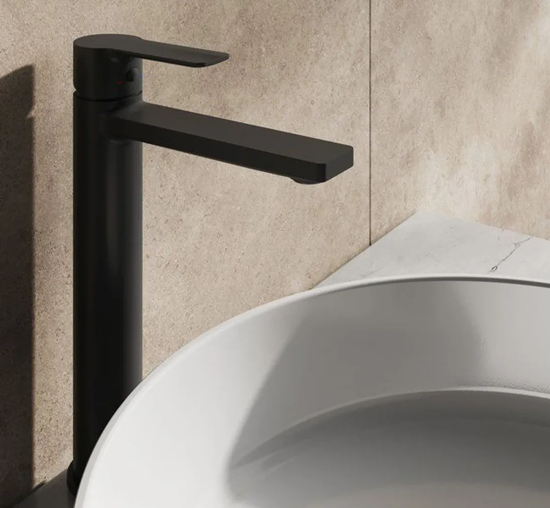 KÕRGE VALAMUSEGISTI RAVAK SL 015.20BL, 290MM, MUST