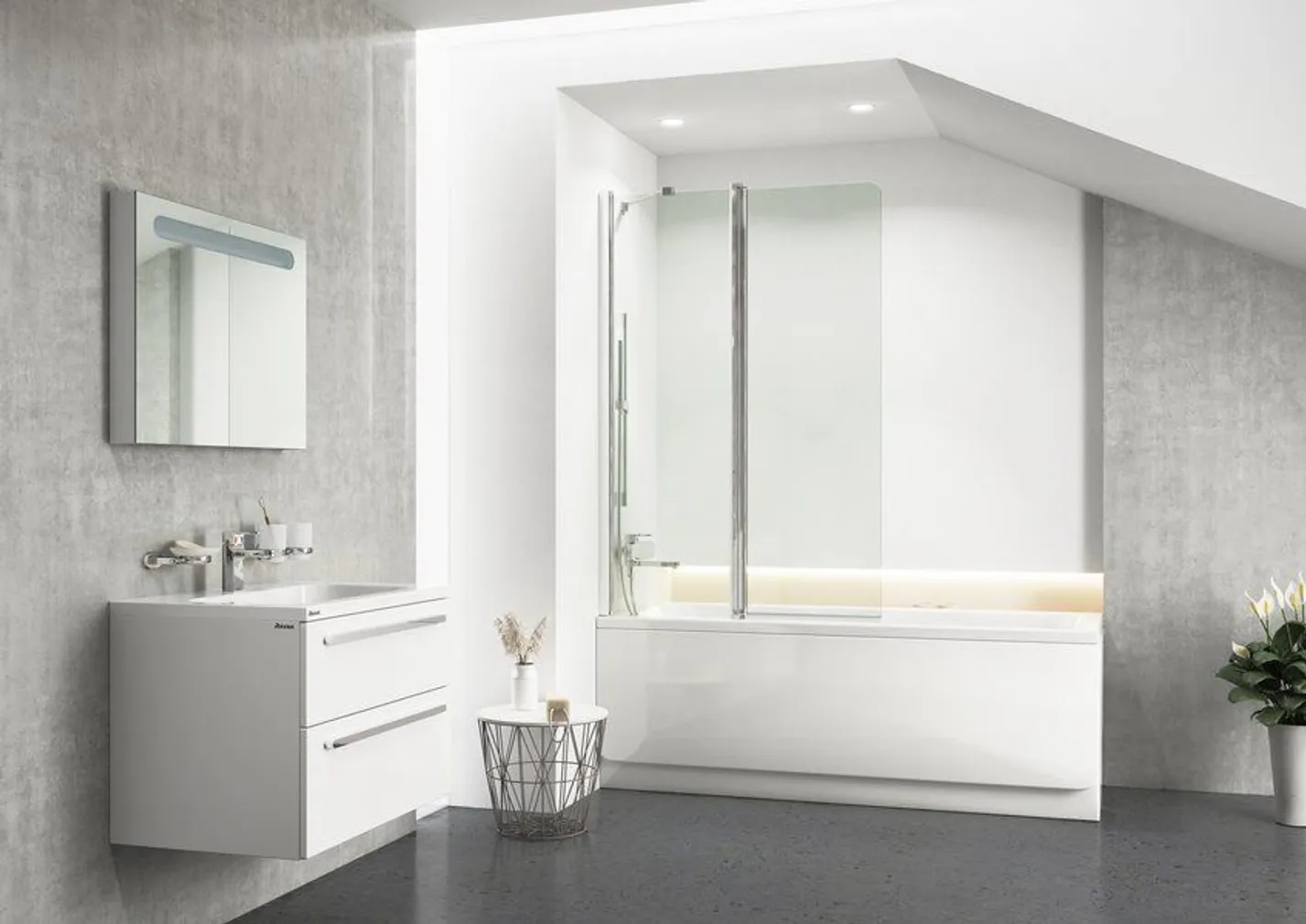 VANN RAVAK CHROME 180X80 VALGE