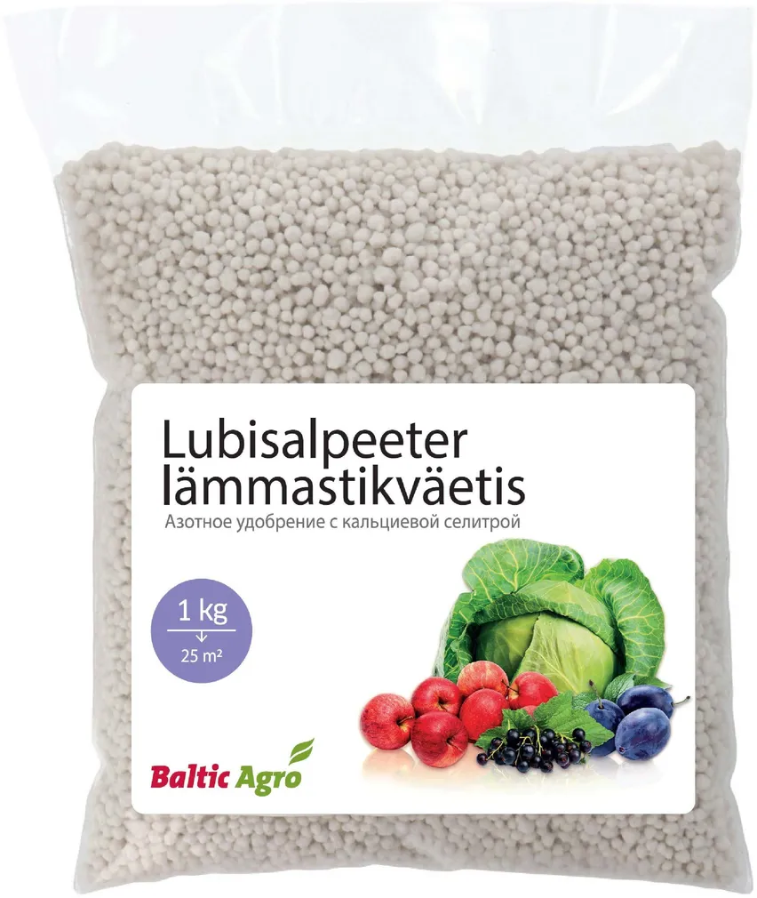 LUBISALPEETER LÄMMASTIKVÄETIS BALTIC AGRO 1KG