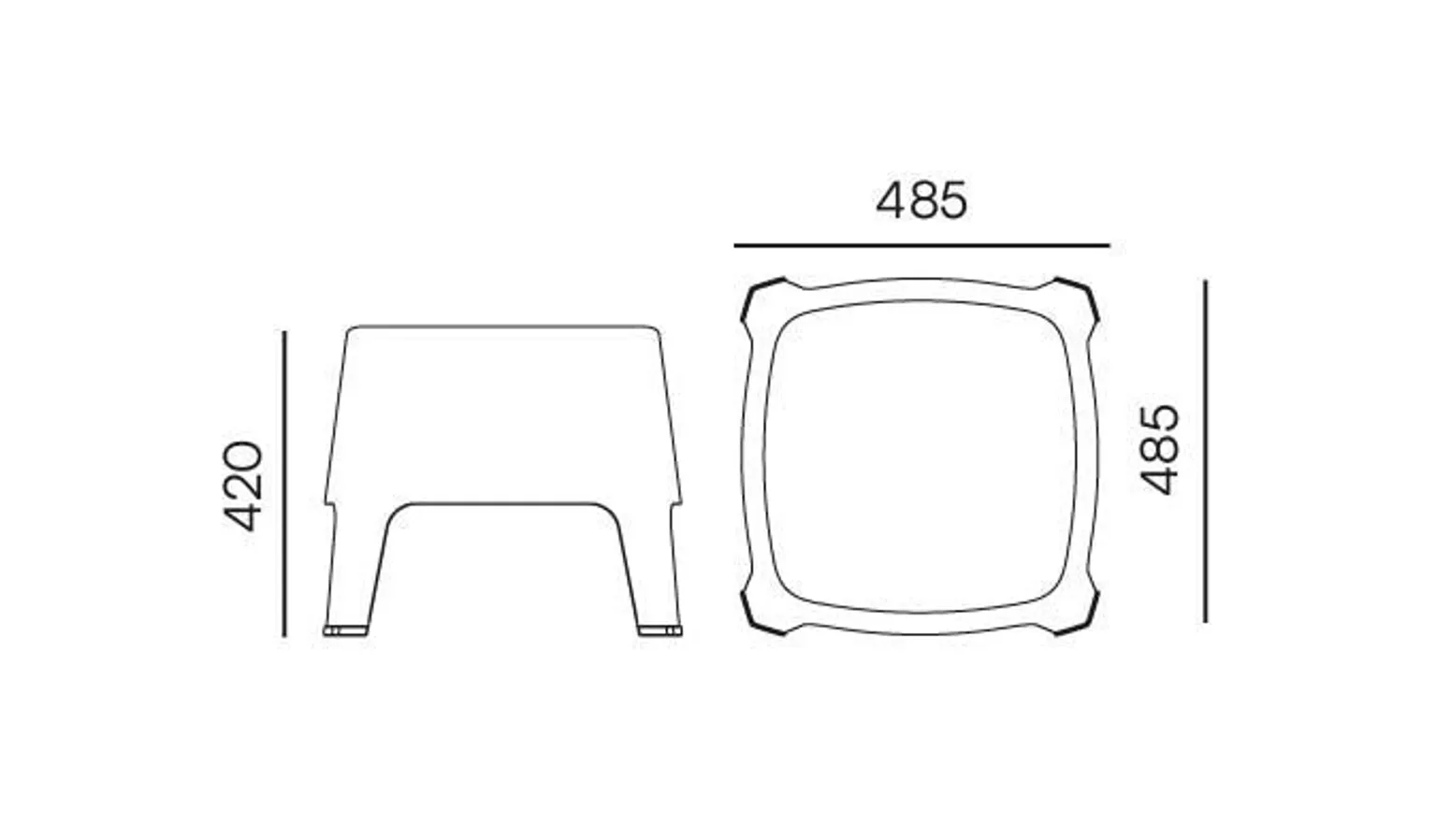 AIALAUD-TABURET MILANE, EARTHY TOUPE