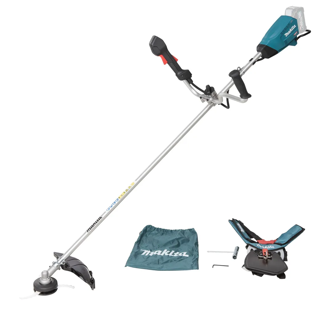 AKUTRIMMER MAKITA UR016GZ 40VMAX XGT, ILMA AKU JA LAADIJATA
