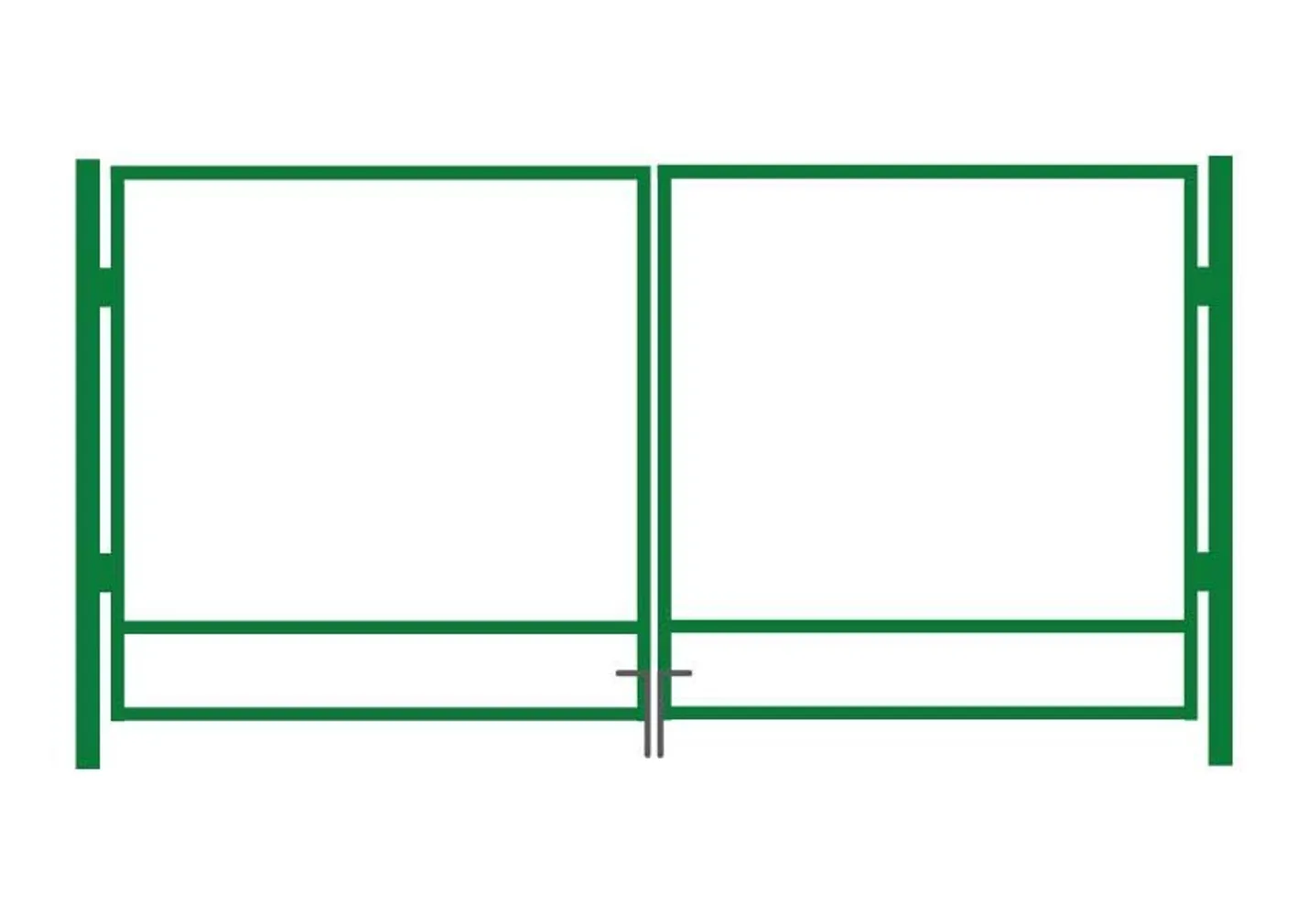 AUTOVÄRAVA RAAM 950X4000MM RAL6005 ZN