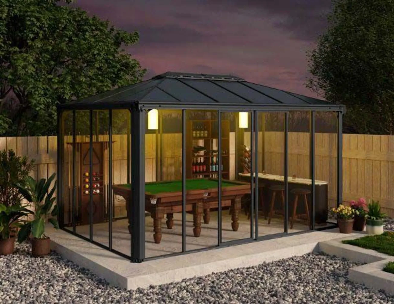 AIAPAVILJON LEDRO 3600 HALL 360X360CM