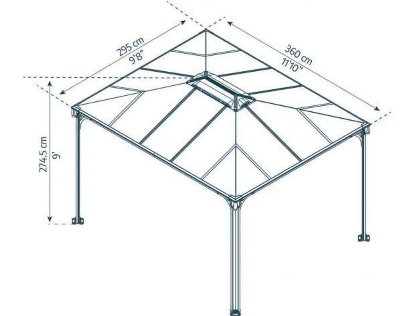 VARIKATUS MARTINIQUE 3600 /295X360 CM