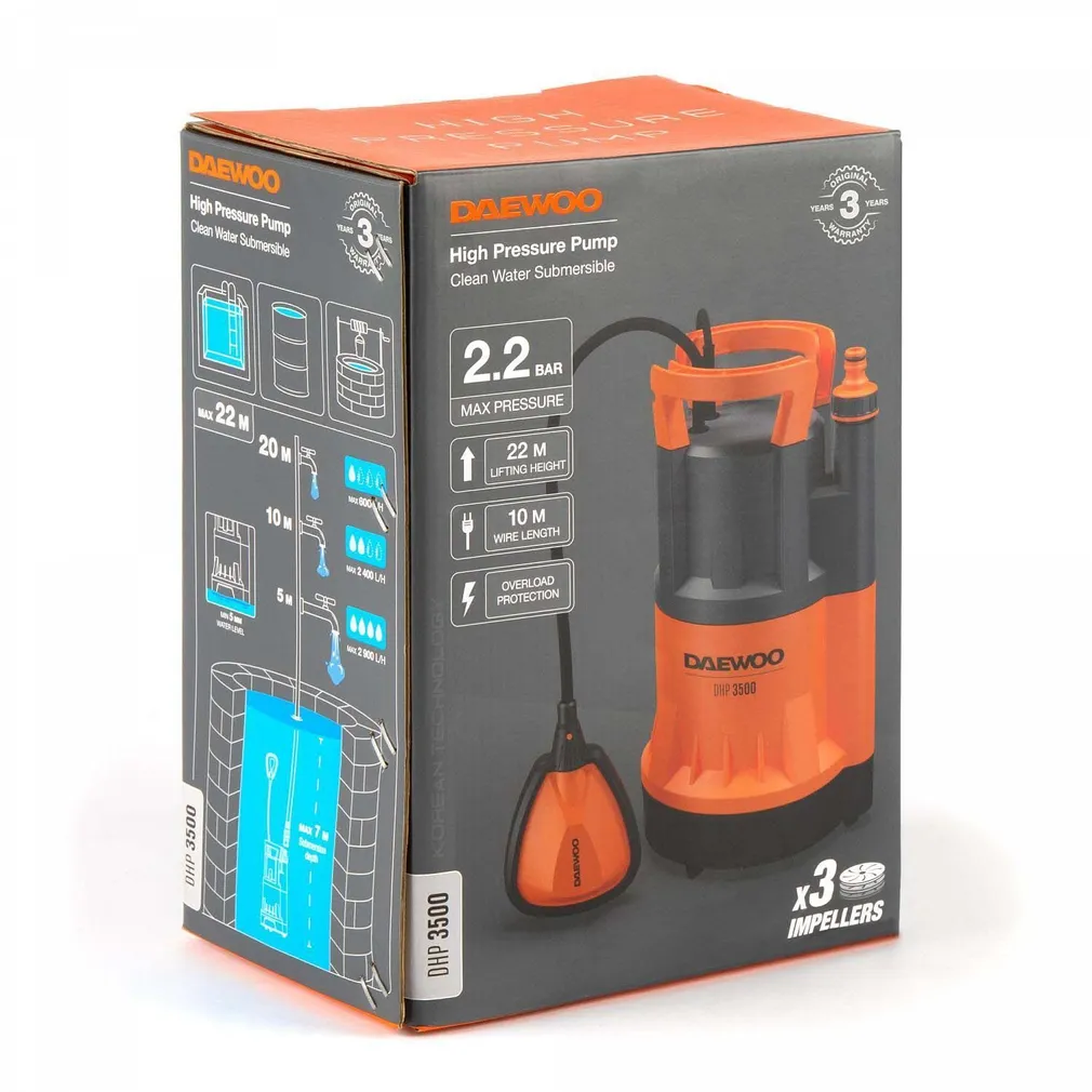 PUURKAEVUPUMP DAEWOO DHP 3500