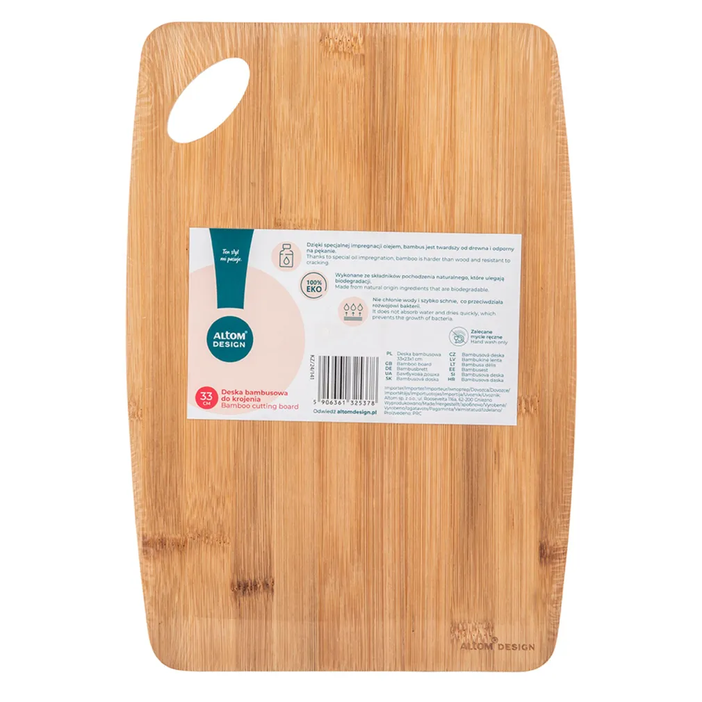 LÕIKELAUD ALTOM DESIGN 33X23X1CM BAMBUS