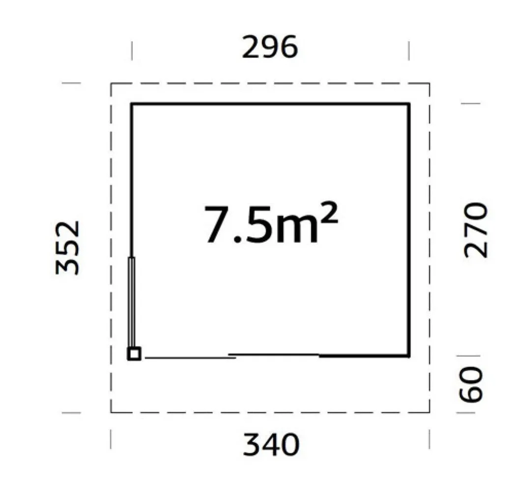 AIAMAJA PALMAKO ANDREA 7,5M² SLIDE PLUS