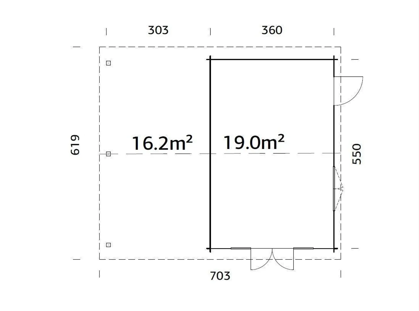 AIAMAJA PALMAKO IRENE 19,0+16,2M²