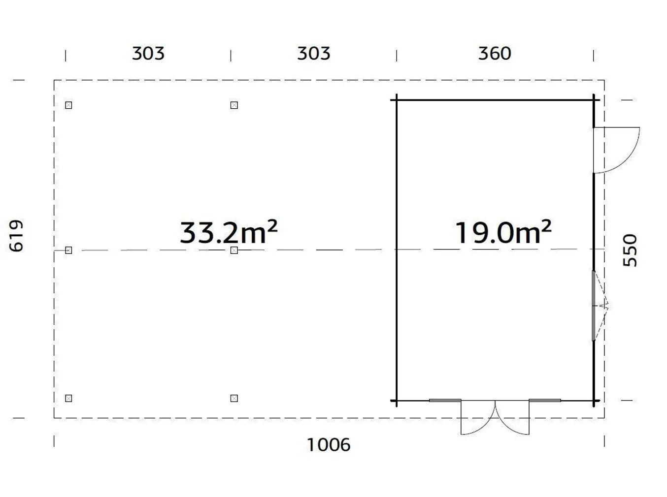 AIAMAJA PALMAKO IRENE 19,0+33,2M²