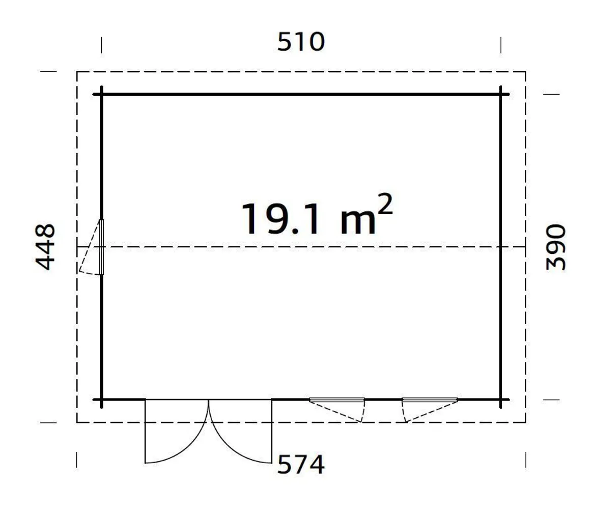 AIAMAJA PALMAKO IRIS 19,1M²