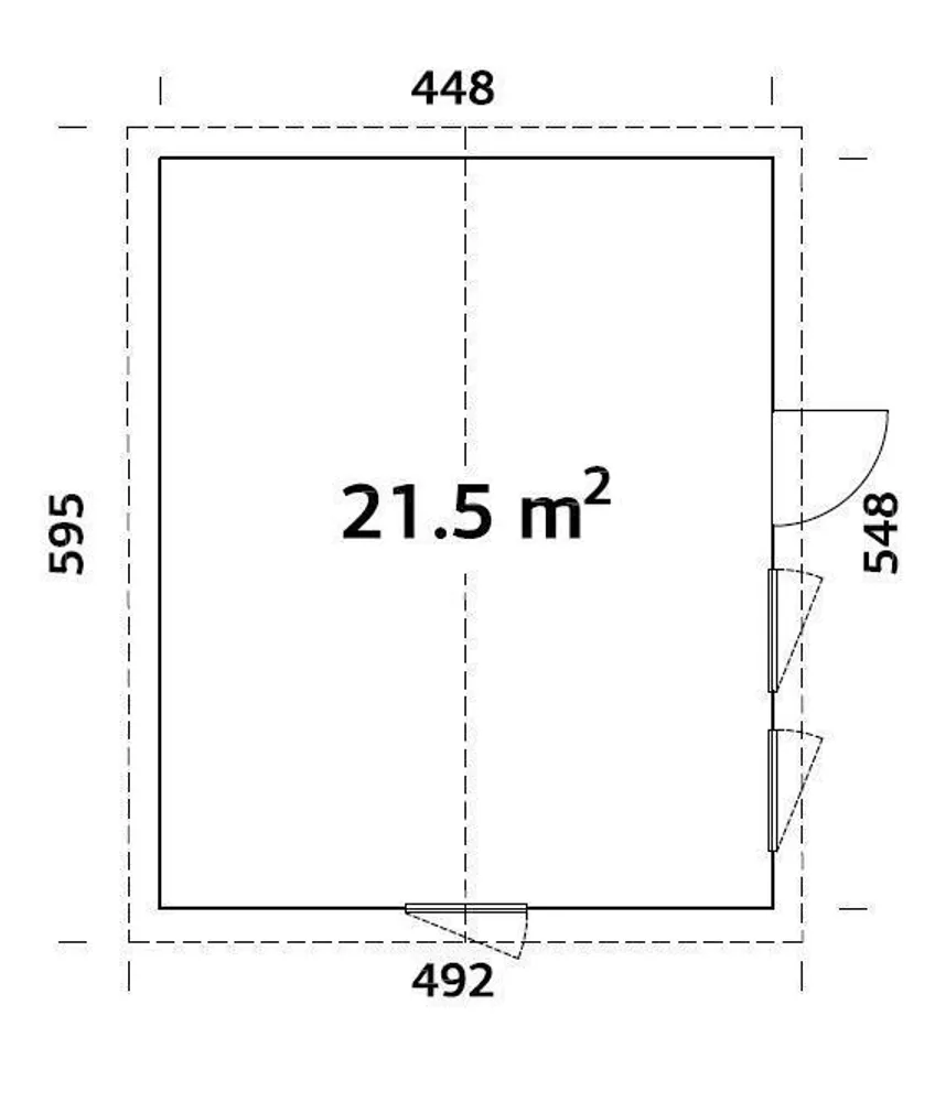 ELEMENTMAJA PALMAKO NORDIC PLUS CHARLOTTE 21,5M²
