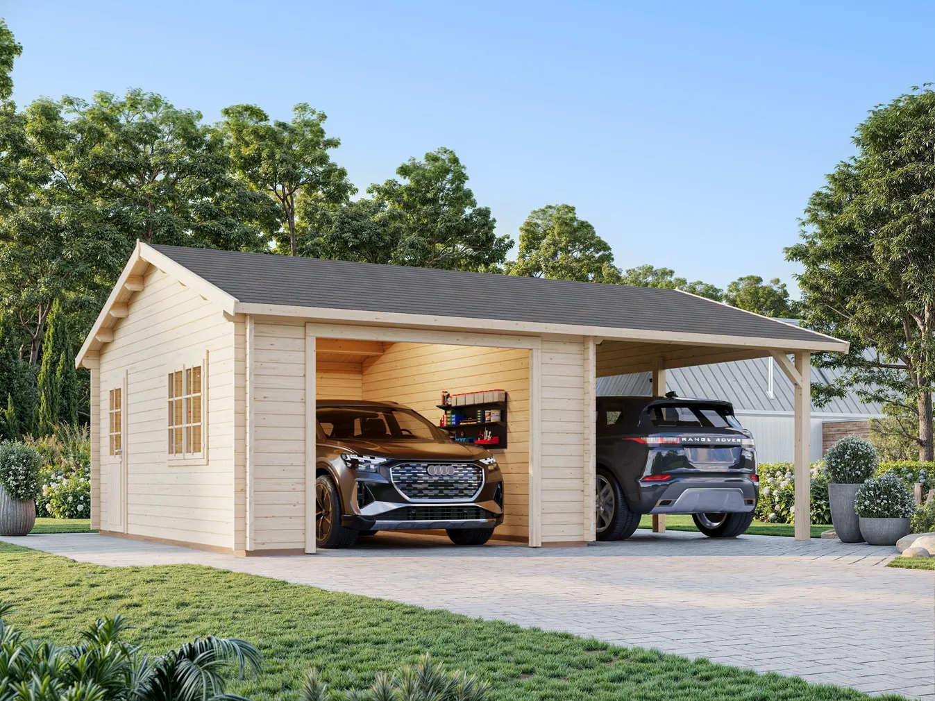 GARAAŽ PALMAKO ROGER 19,0+16,2M² ALGKOMPLEKT