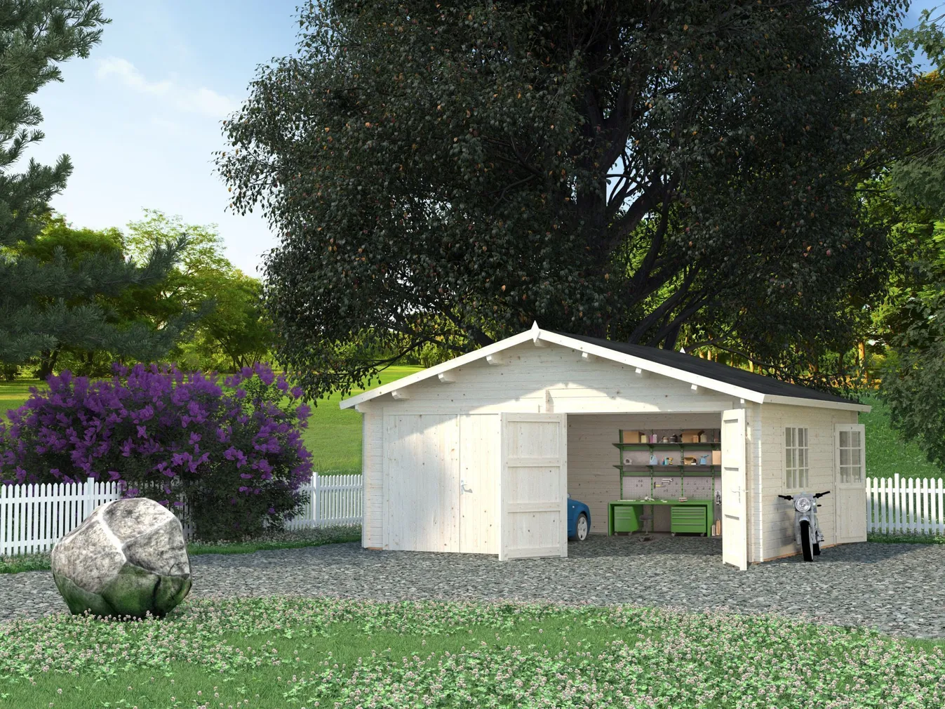 GARAAŽ PALMAKO ROGER 28,4M² PUITVÄRAVAGA