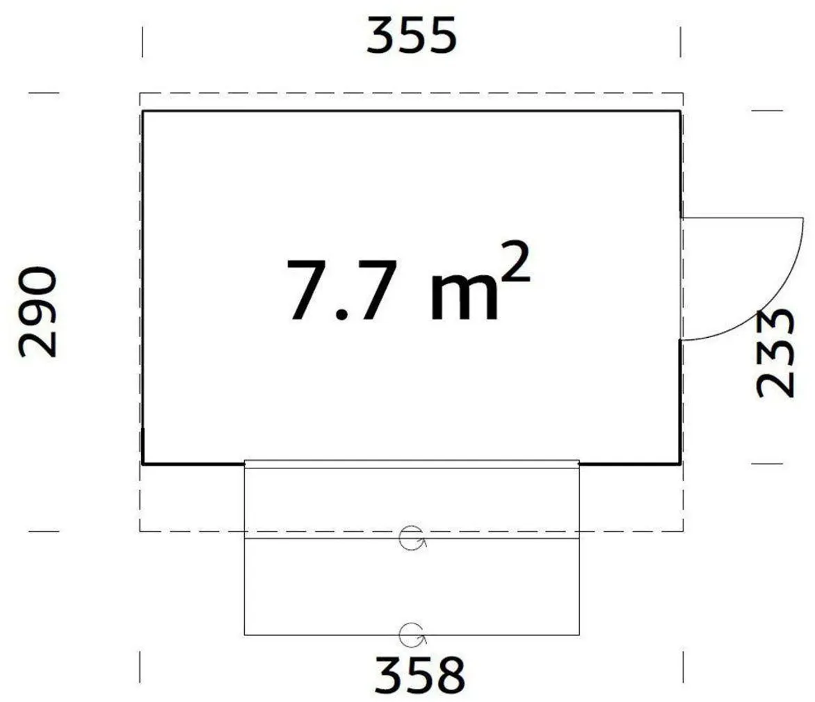 KIOSK PALMAKO KIRA 7,7M²