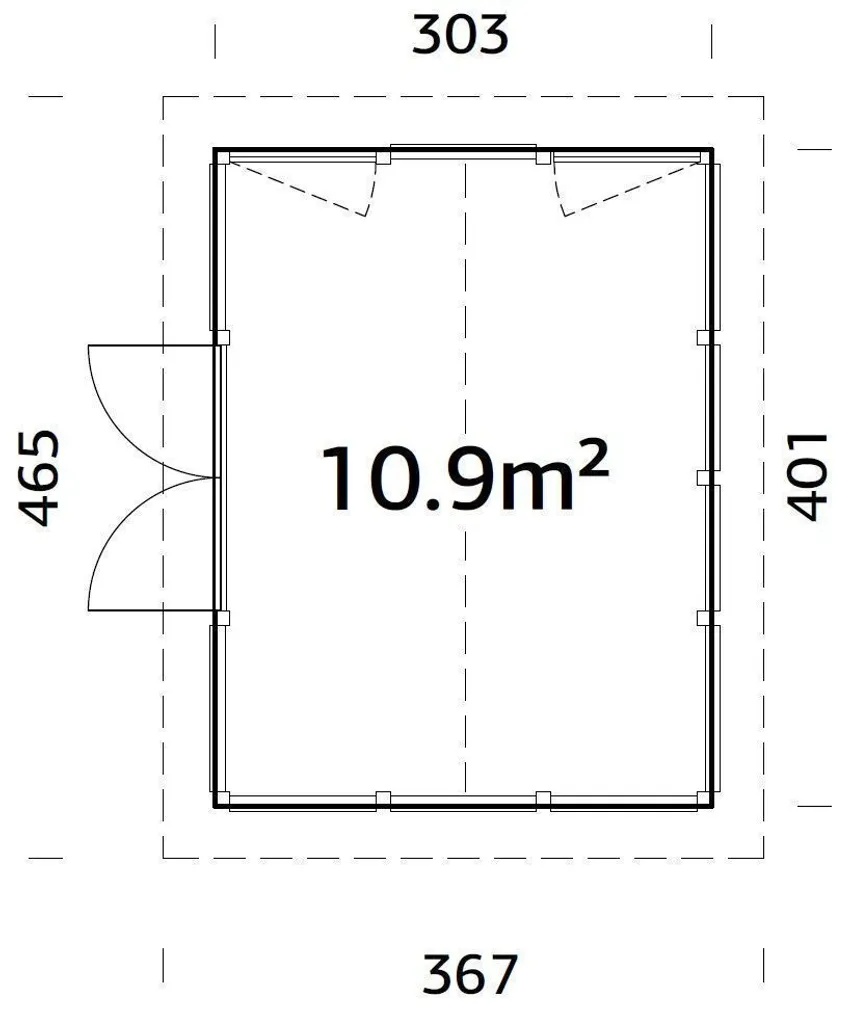 PAVILJON PALMAKO ISABELLA 10,9M²