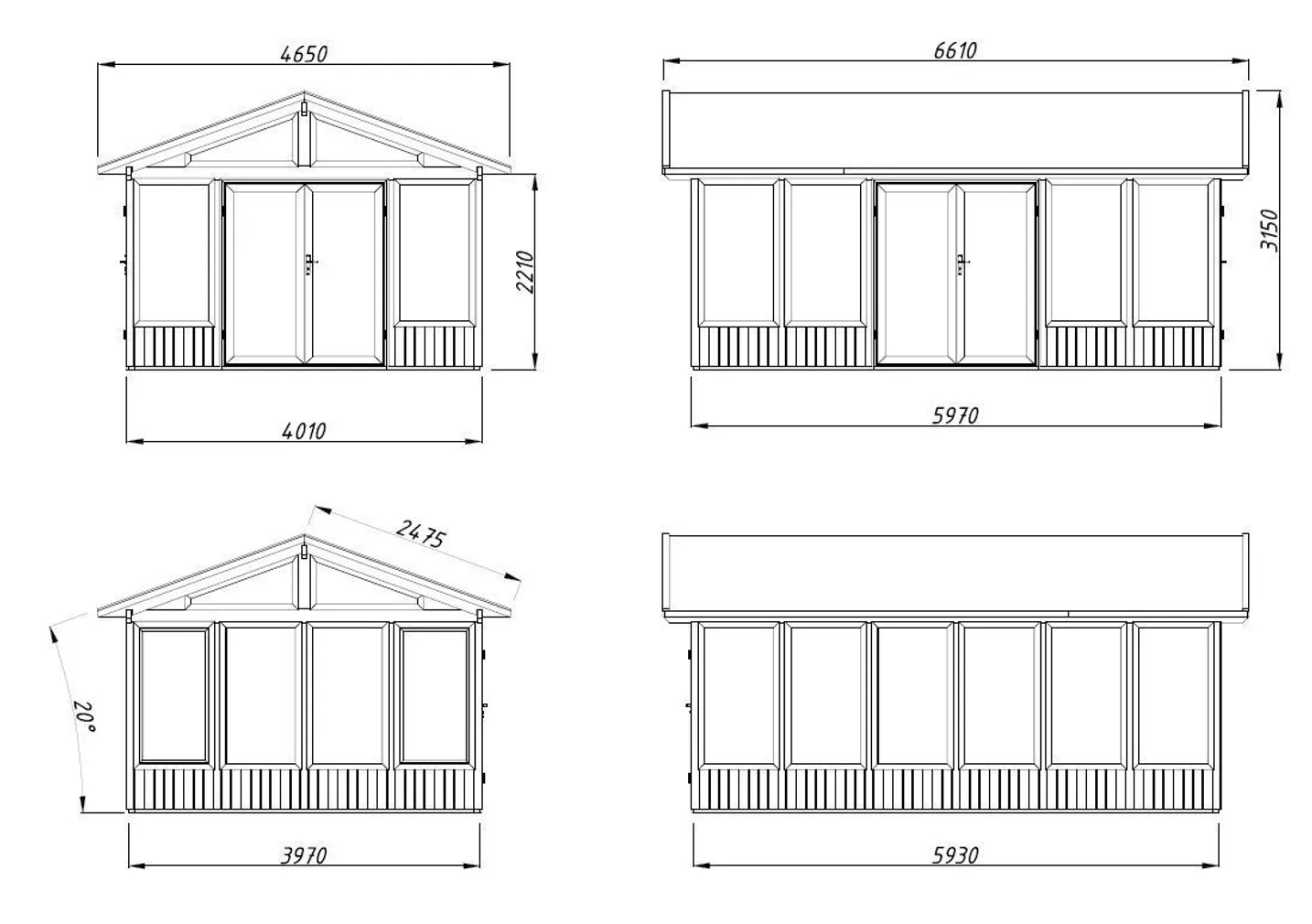 PAVILJON PALMAKO ISABELLA 22,2M²