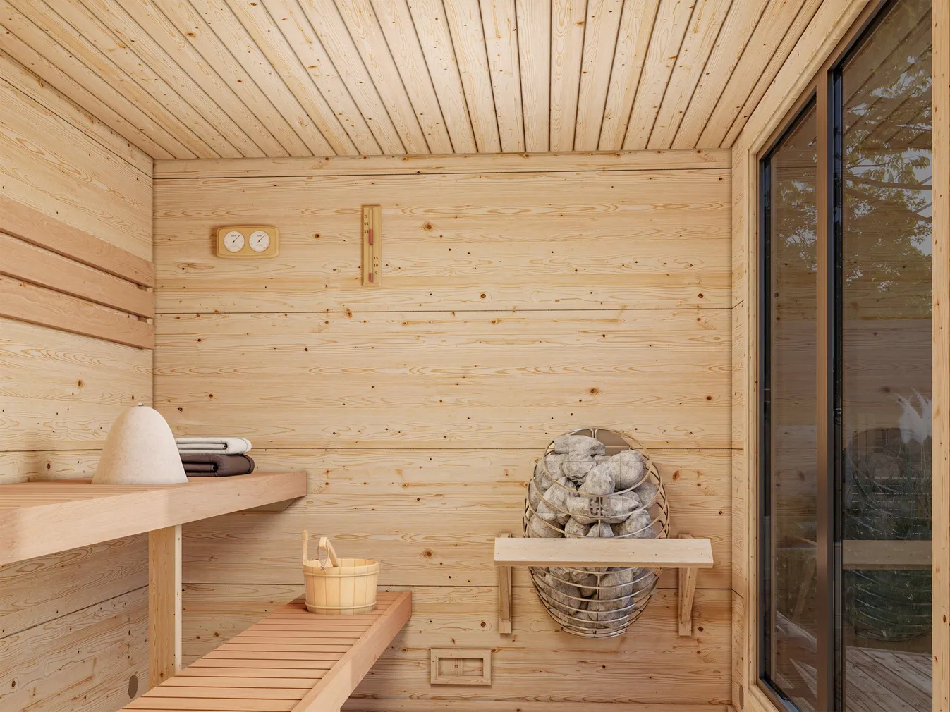 SAUNAMAJA PALMAKO GRACE SAUNA 5,3M²