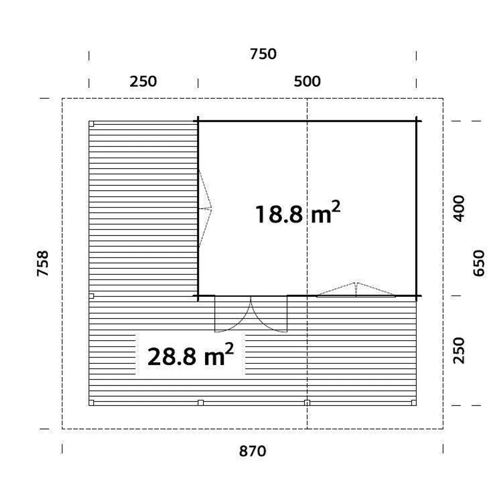 SUVEMAJA PALMAKO AGNETA 18,8+28,8M²