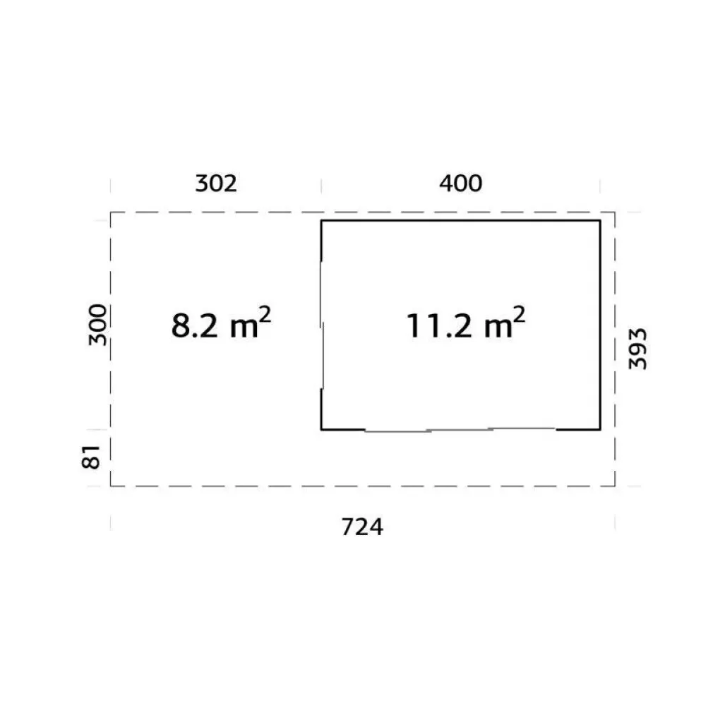SUVEMAJA PALMAKO GRACE 11,2+8,2M² SLIDE PLUS