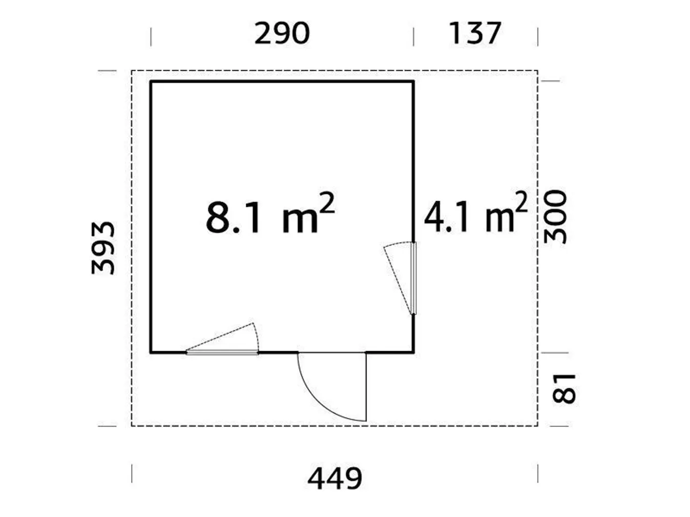 SUVEMAJA PALMAKO GRACE 8,1+4,1M²