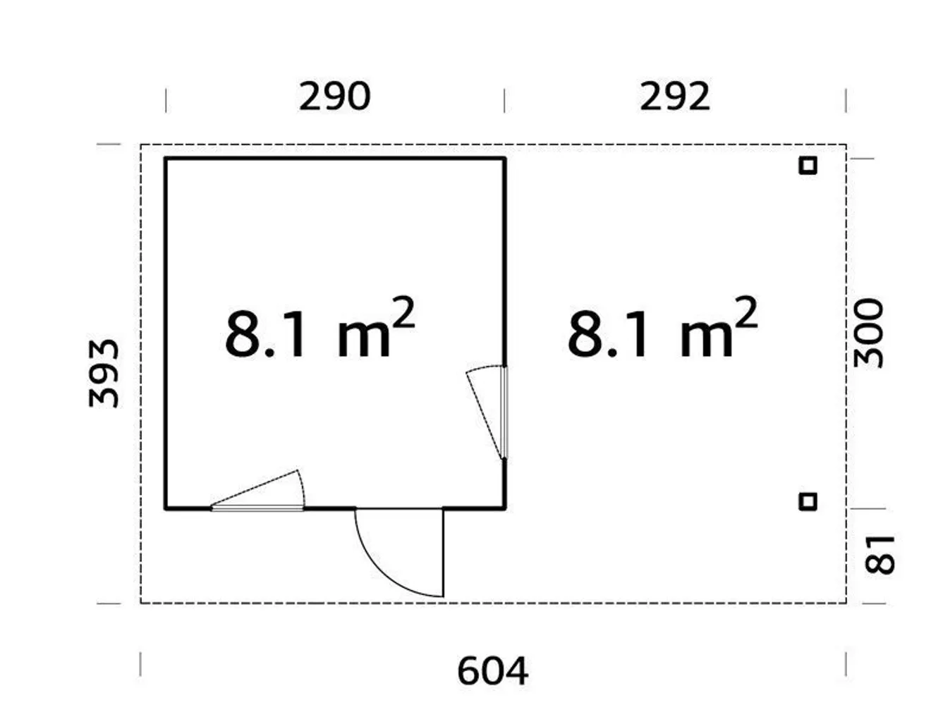 SUVEMAJA PALMAKO GRACE 8,1+8,1M²